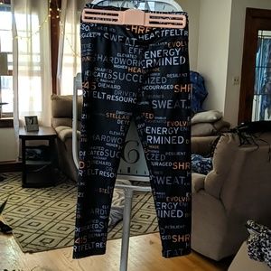 Shred415 word wall leggings